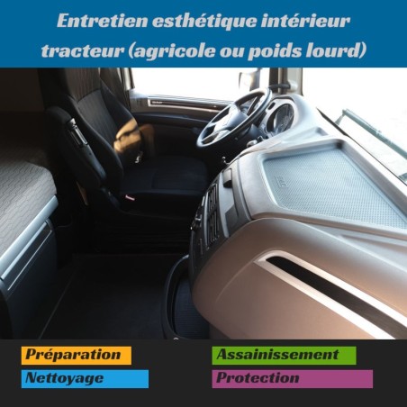 Habitacle de tracteur poids lourd et présentation du service