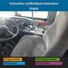 Habitacle d'engin de T.P. et présentation du service